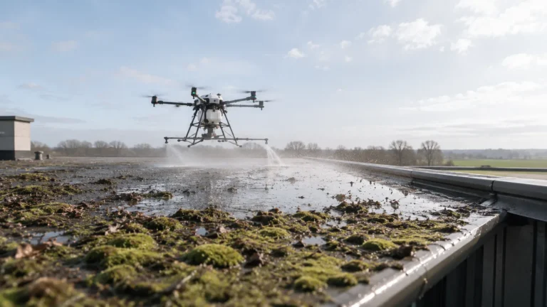 Drone dakreiniging